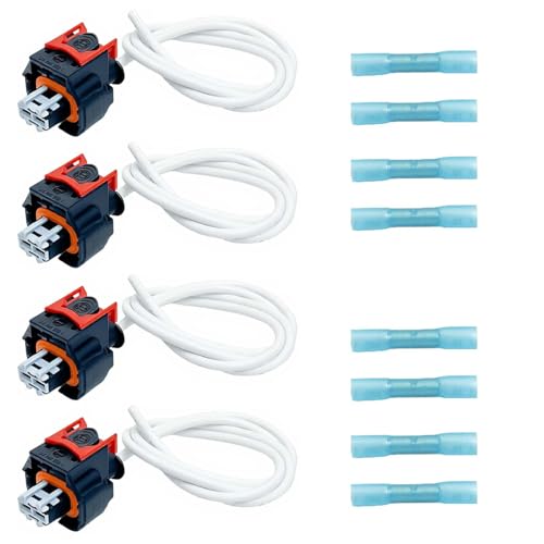 NPSNGSJY PT3739 Injector Pigtail Connector Compatible with Duramax L5P Engine V8 6.6L Replacement for 19368140 Fuel Injector Pigtail Connector Kit (4pcs)
