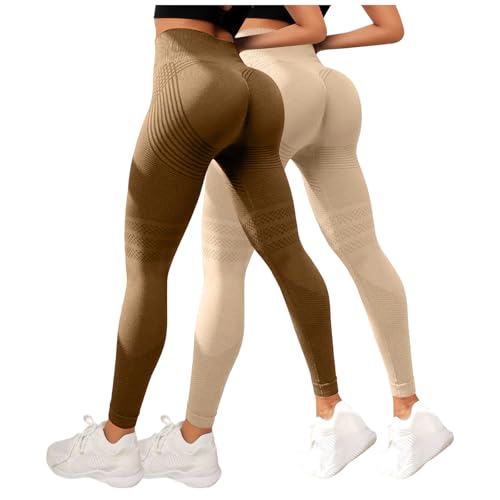 Figdews Gym Leggings Damen,Lipödem Push Up Leggings Damen Po Hochgeschnittenes Design Hebt Das Gesäß & Flacht Den Bauch Ab Blickdicht Geeignet Für Yoga Sport & Den Alltag
