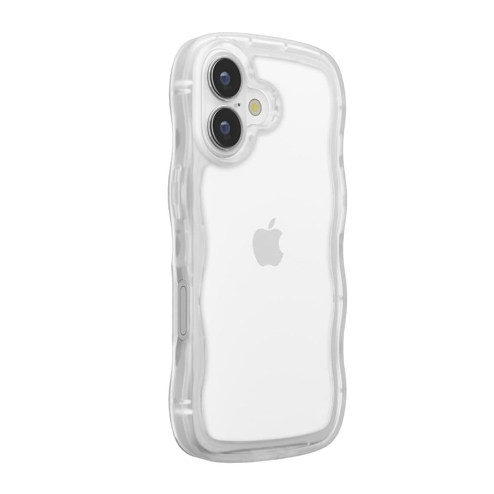 iPhone16 用 ウェーブケース クリア PG-24AWTP01CL