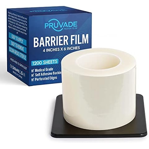 Pruvade Clear Barrier Film 4” x 6” Cover