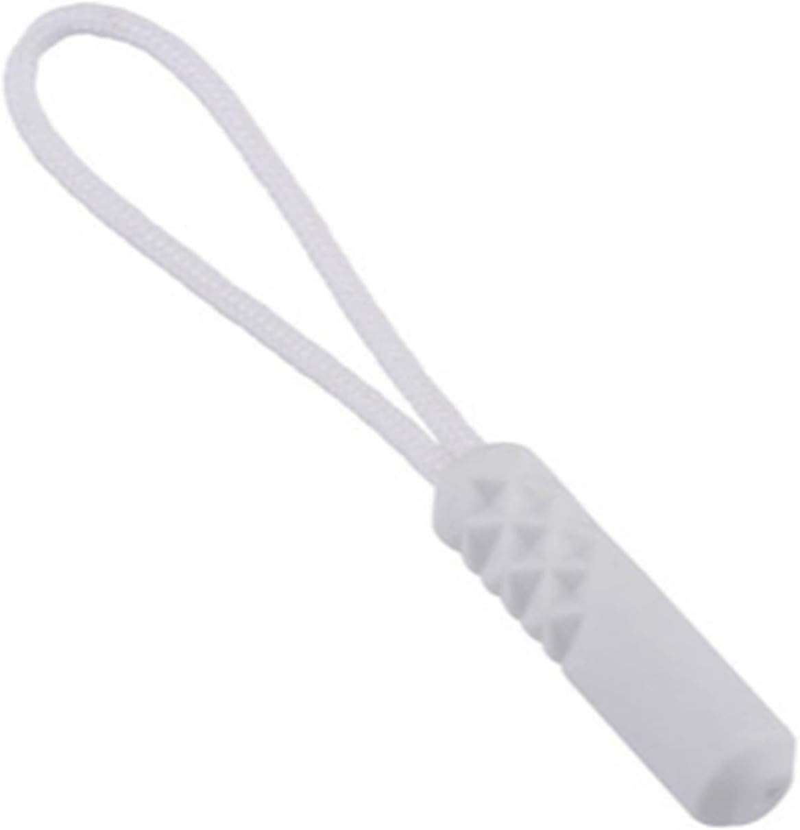 Zipper Pull, 10Pcs Zipper Pull Cord Rope Tag Fixer Pullers Replacement Ends Lock Bags Clip Buckle(A)
