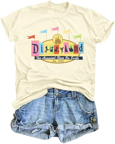 Image of Magical Shirt for Women Magic Kingdom Castle Tshirt Princess Shirts | Women Magical Shirts Castle Princess Graphic Tshirt Magic Kingdom Shirt Family Vacation Tee Casual Holiday Top