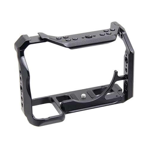 Image of Simpex A7M4 Metal Cage for A7M4, A7R4A, A1, A9II, A7S3, A7R5, A7IV Built-in Quick Release Plate for Arca-Type, Filmmaking Video Cage with Shoe Mount, 1 /4 inch & 3 /8 inch Threaded Holes