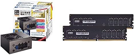 Amazon | 【セット買い】玄人志向 80Plus Gold 600W SFX電源ユニット 