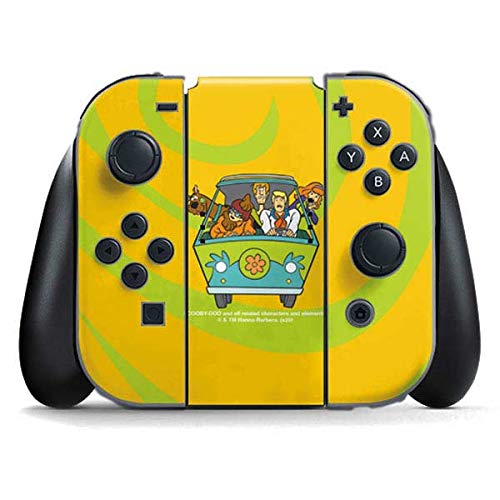 Skinit Decal Gaming Skin Compatible with Nintendo Switch Joy Con Controller - Officially Licensed Warner Bros Mystery Machine Van Design