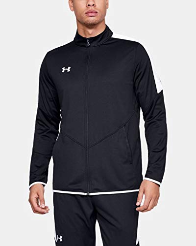 Under Armour Men's Rival Knit Jacket, Black (001)/White, XX-Large