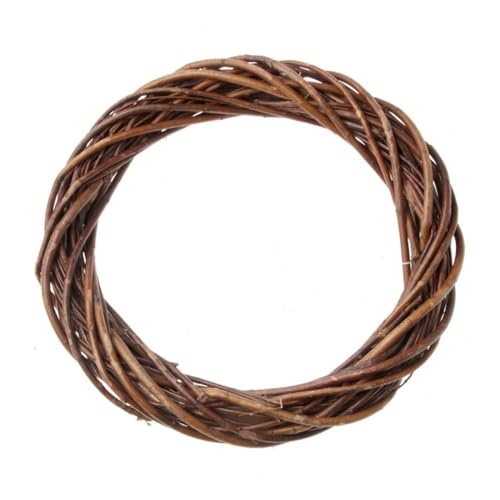 Corsage Creations - 30cm Thick Willow Wreath - Natural (30cm diameter)