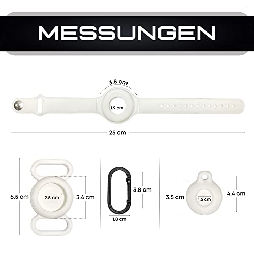 Airtag - Set di 6 ciondoli in morbido silicone