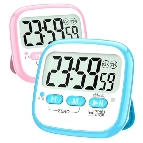 Antonki 2 Pack Classroom Timers for Kids Teachers, Magnetic Count...