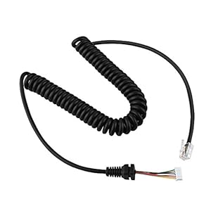 Microfoonkabel Koord geschikt voor YEASU Autoradio en MH-48 Handmicrofoon Compatibel voor YEASU MH-48A6J, FT-7800, FT-8800, FT-8900, FT-7100M, FT-2800M, FT-8900R