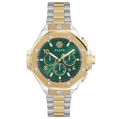 Philipp Plein Analog Plein Chrono Royal 46mm Edelstahl, Silber, Modern
