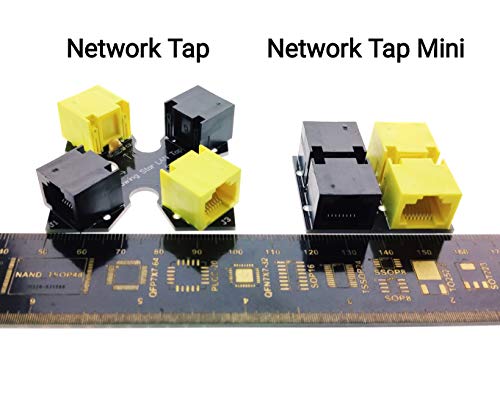 Throwing Star LAN Tap Network Packet Capture Mod 100% Original Replica Monitoring Ethernet Communication Haker Tool Mini Size - Thumbnail 2