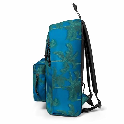 Image of EASTPAK Out Of Office - 31L Backpack with Dual Compartments, 14-inch Laptop Tablet Sleeve, Utility Pocket, Bottle Holder, Brize Tree Navy