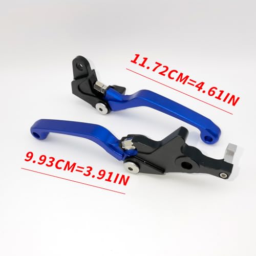 Image of Generic Dirt Pivot Brake Clutch Levers Replacement for Honda CRF250L Rally CRF300L Rally 2021-2023 (Blue)
