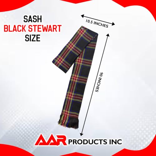Image of AAR Womens Tartan Clan Sashes Ladies Brooch Scottish Highland - 90 x 10.5 Inches