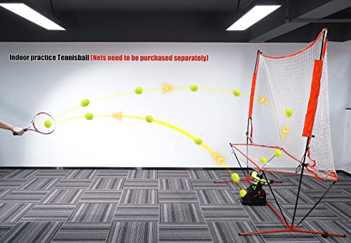 Teknigoo Tennis Ballmaschinen (maximal10 Bälle) Automatische Tennisbälle Trainer für Selbsttraining,Anfänger/Zuhause/Gericht/Garage/Büro,AC&Batterie&USB-Kabel