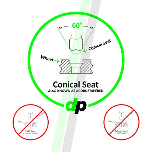 Dpaccessories 32 Dual Thread Wheel Lug Nuts M14X1.5 - Replaces Chevy/Gmc # 9591772/99918.1 Loc2D8Czogd05032 #TOP5