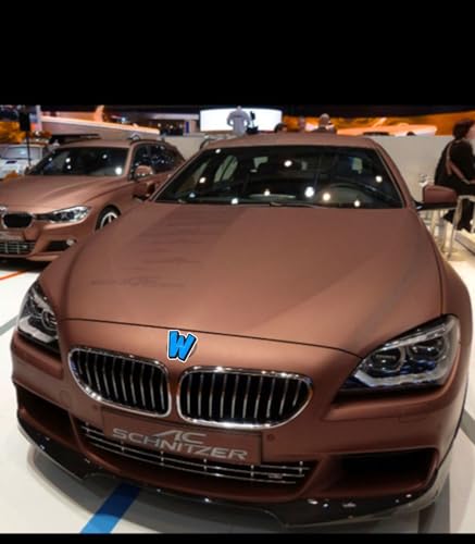 Image of WISDOM Copper Metallic Vehicle Wrap Vinyl Matt Finish Easy Apply Air-Release Weatherproof DIY Car, Scooty & Motorcycle (Copper Metallic, 20 Inch X 5 Feet)