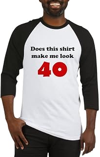 CafePress Make Me Look 40 Baseball Jersey Baseball Shirt