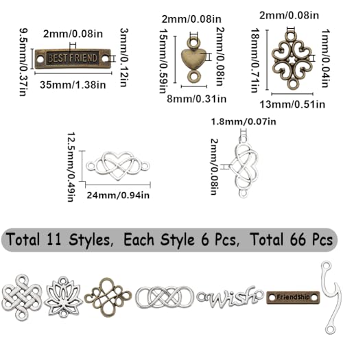 Connecteurs de fleurs en argent SUNNYCLUE pour fabrication bijoux