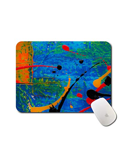 Image of WHATS YOUR KICK Abstract Pattern | Floral | Pattern | Rangoli | Printed Mouse Pad /Designer Waterproof Coating Gaming Mouse Pad for Computer /Laptop (Multi29)