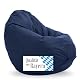 Sitzsack XXL Bruni Classico L in Blaugrau Robuster und bequemer XL Sitzsack