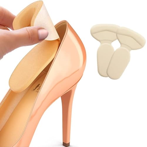 Image of Shoe Bite Protector & Gel Insoles | Foot Care Cushion Pads for Men & Women | Self-Adhesive Heel Grips, Shoe Tape, Arch & Heel Support | Prevent Blisters, Cuts | Comfort & Pain Relief Insoles (Skin, Medium)