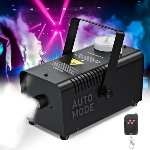 Fog Machine, Automatic Smoke Machine with Wireless Remote Control, Portable...