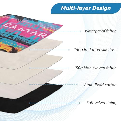 Funda para portátil de 13-14 pulgadas con patrón hawaiano miniatura 4