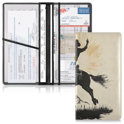 Organizador de Documentos de Cuero Slim miniatura 2