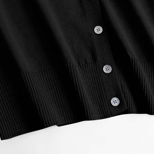 Womens Cardigan Sweaters Lightweight Long Sleeve Button Down Knit Cardigan Open Front V Neck Outwear Fall Outfits4