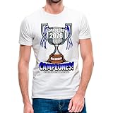 Camiseta de Manga Corta de la Real Sociedad Campeón de la Copa del Rey 2025-2026 Estilo cómic (14- Camiseta Talla XL)(Blanca Manga Corta)