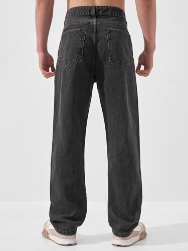 Image of Highlander Men's Relaxed-Fit Cargo Pocket Jeans | Clean Look | Cotton Comfort | Utility Style| Cargo Jeans for Man