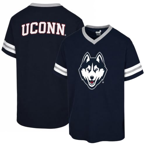 NCAA Kids Youth 4-20 Official Game Day Team Jersey (US, Numeric, 10, 12, Regular, Huskies - Navy, Huskies)