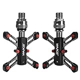 CYSKY Bike Bicycle Pedals Quick Release Pedals Aluminum Non-Slip Ultralight 9/16 inch for Mountain BMX MTB Bike Cycling Road Bike Pedals (1 Pair Black)