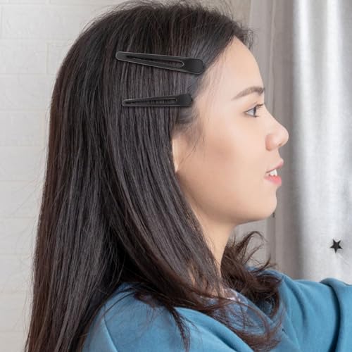 Pinces à cheveux noires creuses pour usage quotidien et coiffures de fêtes