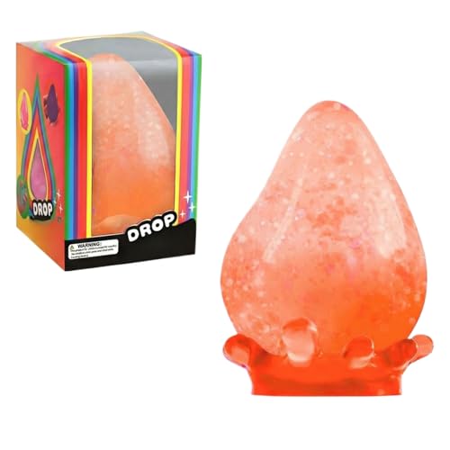 Nee doh 2026 New Squishy Stress Ball,Water Drop Fidget Stress Ball,Ice Squishy Stress Cube-Drop Malt Sugar Balls Slow Rise Relief Fidget Sensory for Anxiety Stress Party Favors（Orange） image 8