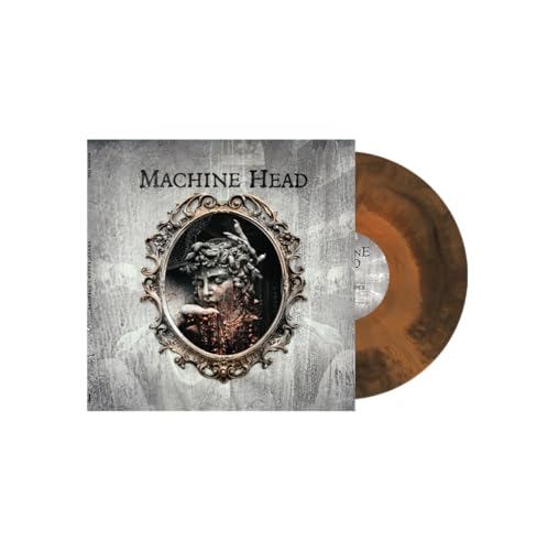 Album Art for Bonescraper / Unbound Orange & Black Galaxy 7" Single Vinyl, Machine Head by Machine Head