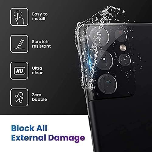 Image of ZARALA Glass Camera Lens Protector For Oppo Reno 12 /Oppo Reno 12 Pro 5G [9H Hardness] [6D Lens Protector ] [Easy Installation] Black