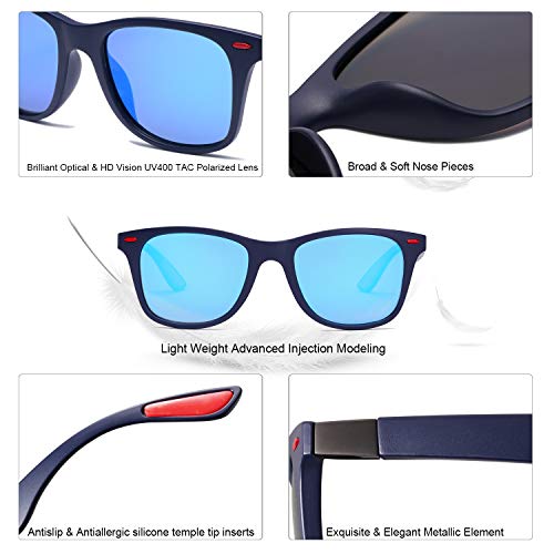 SOJOS Polarized Sports TR90 Sunglasses for Running Cycling Fishing Golf Driving SJ21013