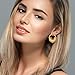 11 Pairs Trendy Gold Knot Earrings for Women Chunky Statement Long Link Drop Dangle Earrings Fashion Lightweight Hypoallergenic Jewelry Set (Gold)