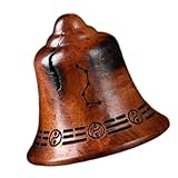 Qualité artisanale irréprochable : cette décoration murale en forme de cloches patinées se distingue par ses détails précis, capturant l’esprit des traditions des carillons anciens et des ornements en bois travaillés à la main
