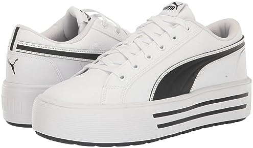 PUMA Women's KAIA 2.0 Sneaker, Puma White-Puma Black, 9 | Image 6