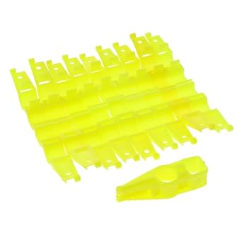 EXPORA 10 Pieces Poultry Chicken House Drinking Waterline Pipe Clip Round Square