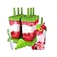 Eisformen für selbstgemachtes Wassereis, 6er Set in Grün