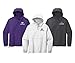 Sorority Letters Shop Kansas State University Packable Anorak Pullover Windbreaker Embroidered with K-State Powercat Logo (US, Alpha, XX-Large, Regular, Regular, Purple)