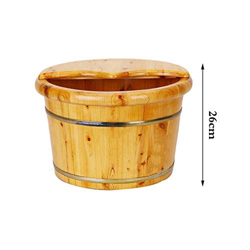 Masajeador SPA para pies de madera Cypress 26 cm miniatura 2