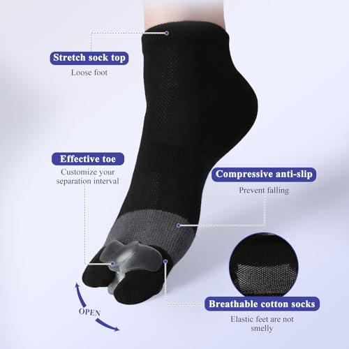Image of Bunion Socks For Women & Men,Bunion Relief Socks,Big Toe Separator Socks,Toe Straightener Alignment, Hallux Valgus