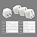 Universal Power Travel Plug Adapter Converting from EU/UK/CN/AU/JP to USA