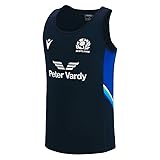 Macron Unisex Scotland Rugby 2022/23 Trainings-Trikot, Navy, S